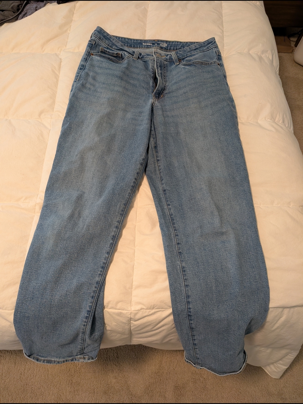 Old Navy Light Blue Wide Leg Jeans